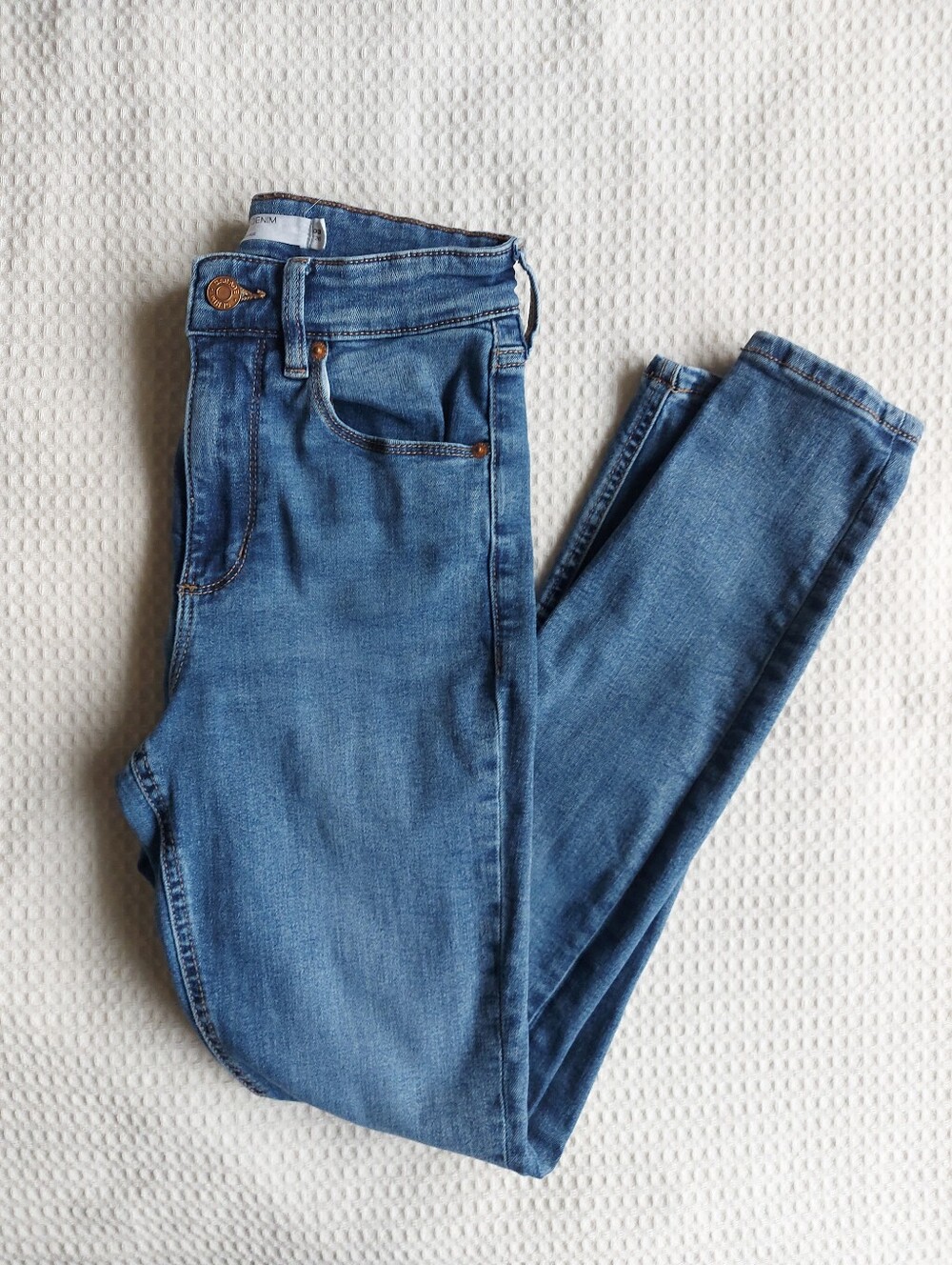 Garage Medium Blue Skinny Jeans